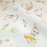 Húsvéti nyuszi mintás loneta (dekortextil)