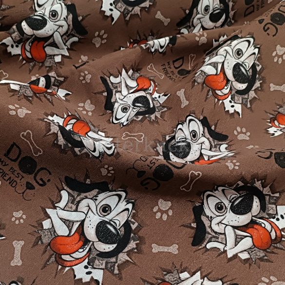 Kutya a legjobb barátom loneta (dekortextil) barna