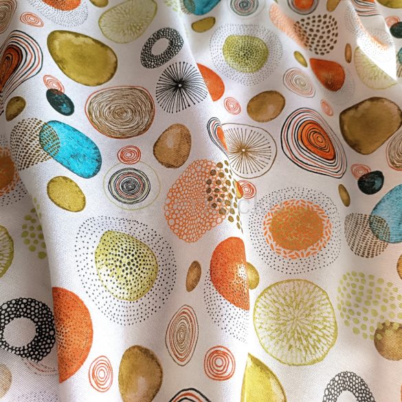 Bohó mintás loneta (dekortextil) színes