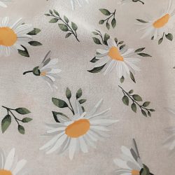 Százszorszép mintás loneta (dekortextil)