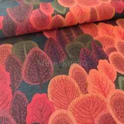 Őszi lombkorona mintás loneta (dekortextil)
