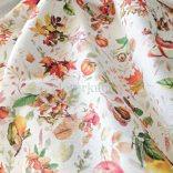 Levelek és termések mintás őszi loneta (dekortextil)