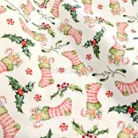 Grincs csizmás karácsonyi loneta (dekortextil)