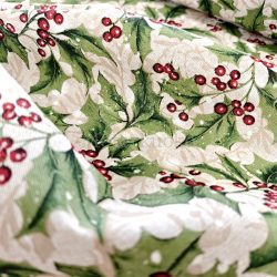   Drappos alapon magyal mintás karácsonyi loneta (dekortextil)