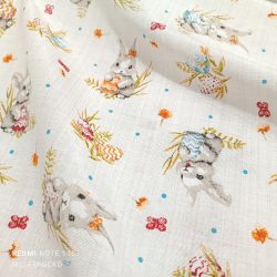 Húsvéti, nyuszi a fűben loneta (dekortextil)