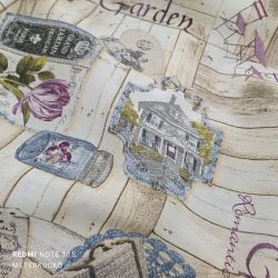 Romantic garden loneta (dekortextil)