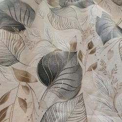 Szürke leveles őszi loneta (dekortextil