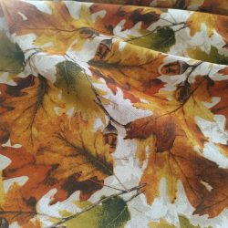 Tölgyfalevél és makk mintás őszi loneta (dekortextil)