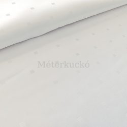 Pici kocka mintás fehér szennytaszító damaszt