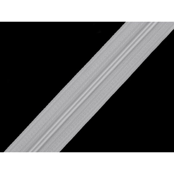 Folyóméteres cipzár fehér (3mm)