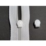 Folyóméteres cipzár fehér (3mm)