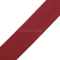 Bordó műszálas heveder (30mm széles) #34