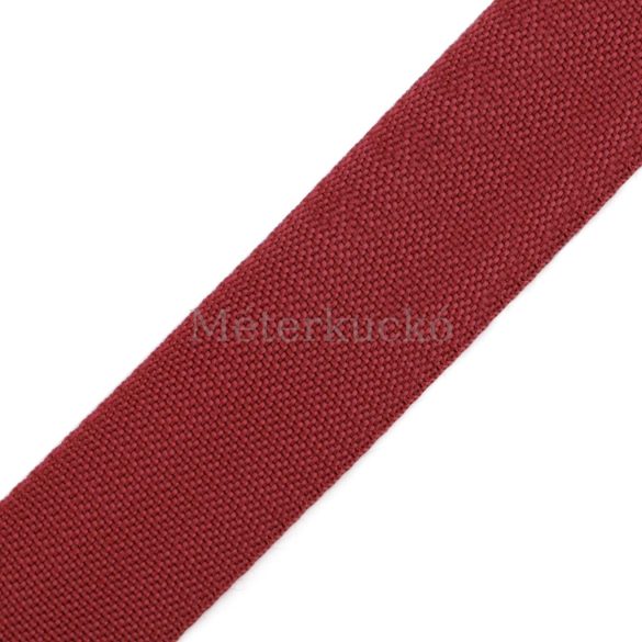Bordó műszálas heveder (30mm széles) #34