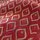 Arany lurexes piros-arany mintás karácsonyi jacquard EXTRA 320cm széles!