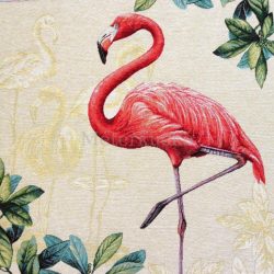 Díszpárna panel flamingó