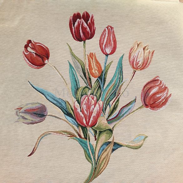 Díszpárna panel tulipán
