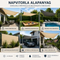 Napvitorla anyag 300cm széles