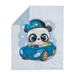 Prémium pamutvászon panel takaróhoz panda