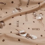 Kávé mintás party vízlepergető vászon