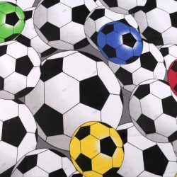 Focilabdás pamutvászon 2fm-es darab