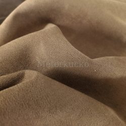   Velúr hatású "szarvasbőr" (scuba suede) középbarna