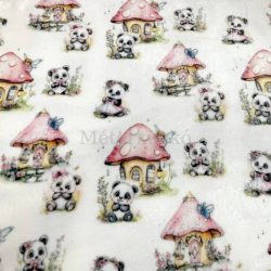 Panda maci mintás wellsoft/babysoft