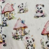 Panda maci mintás wellsoft/babysoft